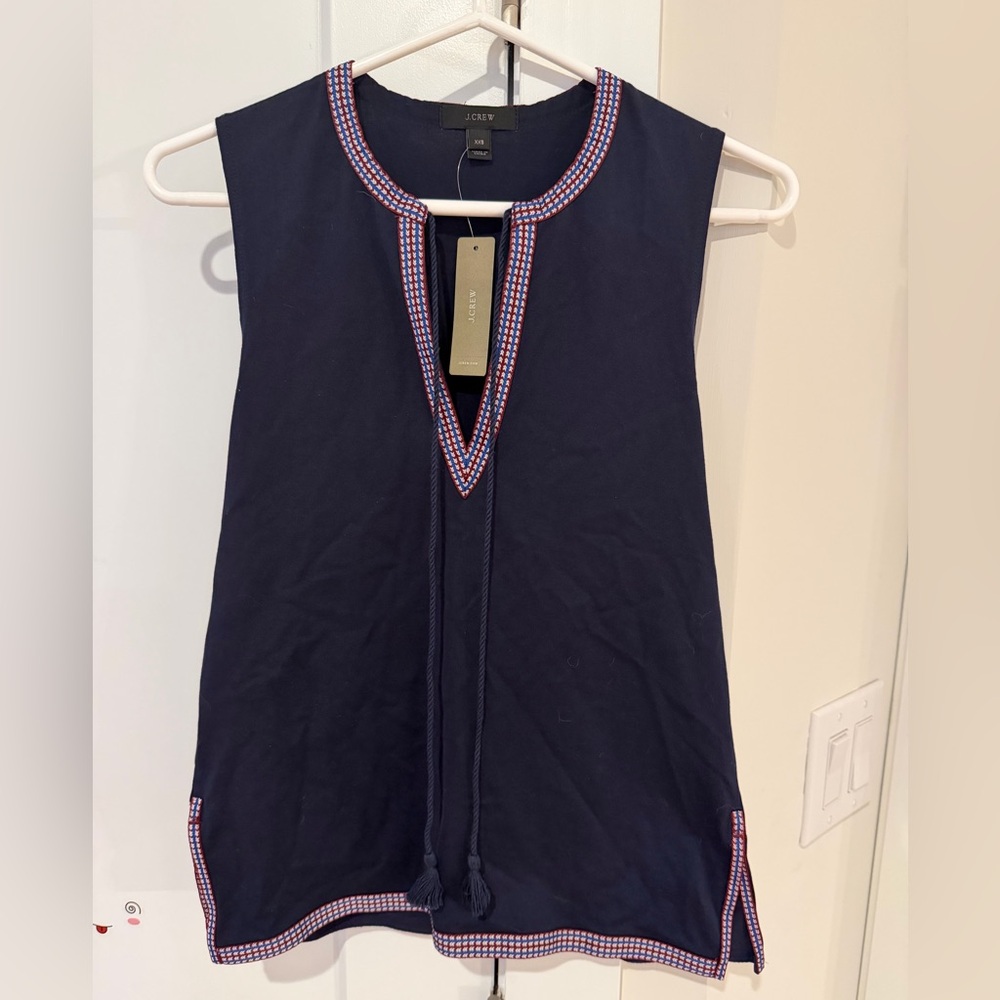 J. Crew Women’s Navy Top NWT